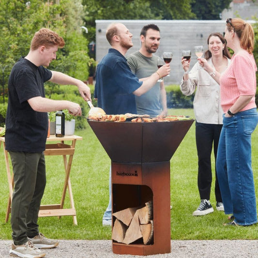 Barbecook Nestor Original Wood BBQ, lifestyle shot 3