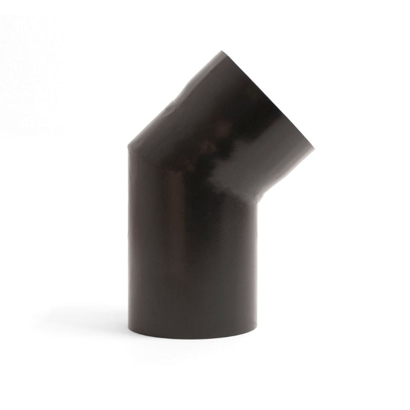 BonFeu 45 degree flue connector in black steel