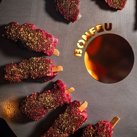 BonFeu Plancha 40 cooking beef