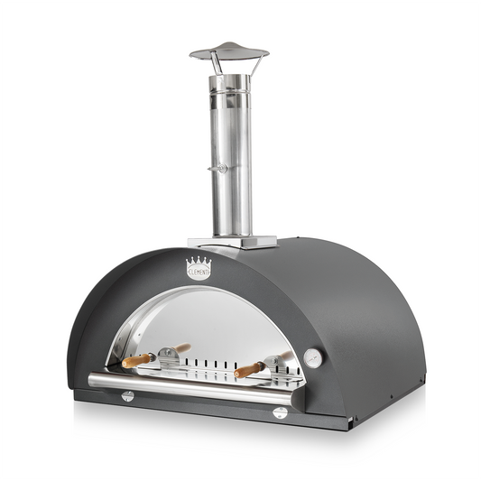 Clementi Family wood fired pizza oven in anthracite