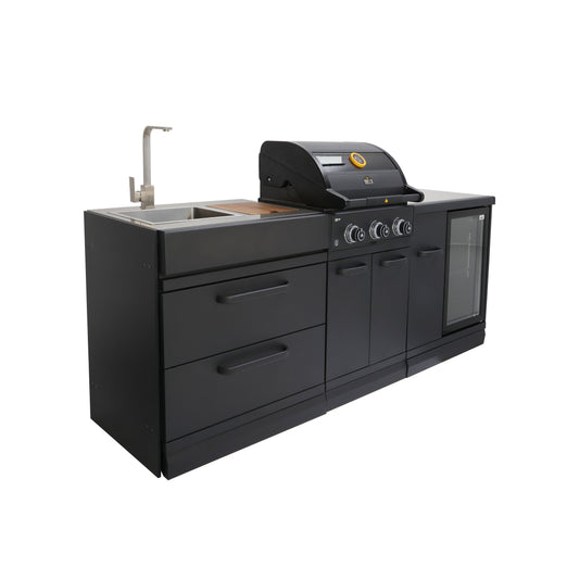 GRLLR Connect outdoor kitchen sink unit, G3S and cooling unit, view 2