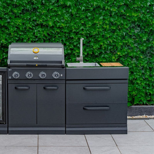 GRLLR Connect example outdoor kitchen configuration 1