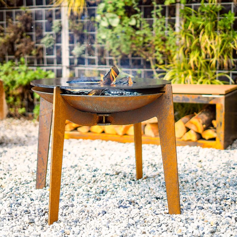 Adezz Forno Cosa Plancha Grill outdoors, view 4