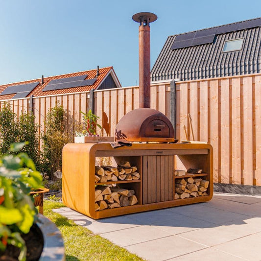 Adezz Forno Dome Pizza Oven on large station, view 1