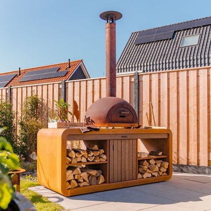 Adezz Forno Dome Pizza Oven on large station, view 4