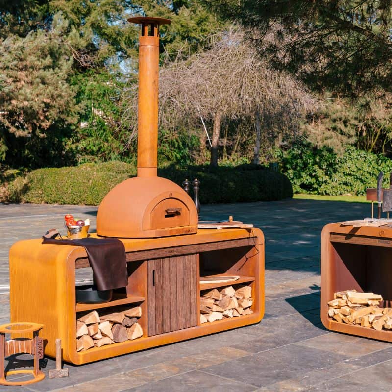 Adezz Forno Dome Pizza Oven on large station, view 3