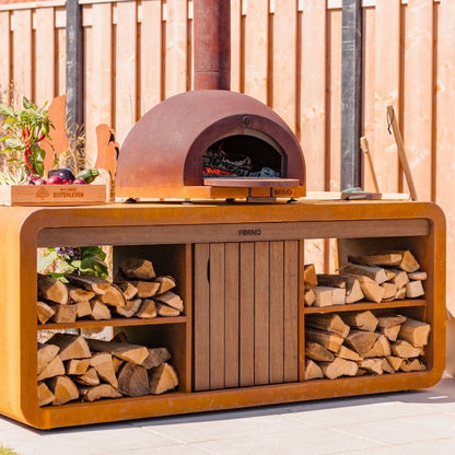 Adezz Forno Dome Pizza Oven on large station, view 5