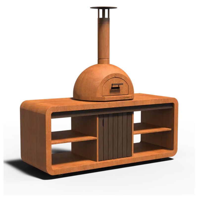 Adezz Forno Dome Pizza Oven on large station, view 2