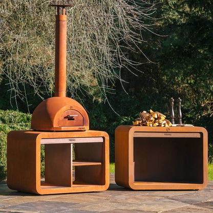 Adezz Forno Dome Pizza Oven on small station, view 3