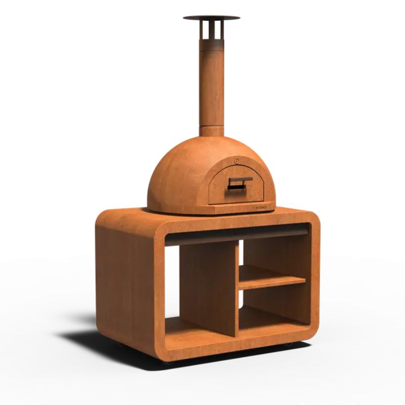 Adezz Forno Dome Pizza Oven on small station, view 1