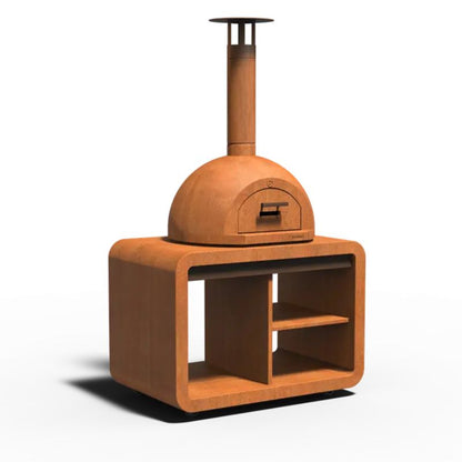 Adezz Forno Dome Pizza Oven on small station, view 1
