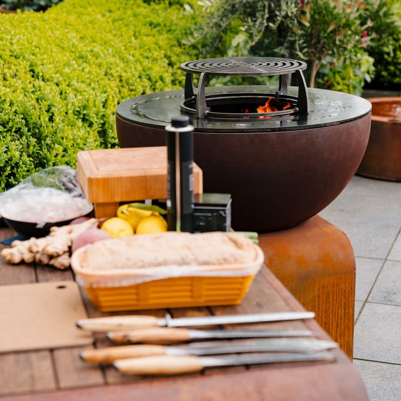 Adezz Forno Seare Bole Plancha Grill outdoors, view 7