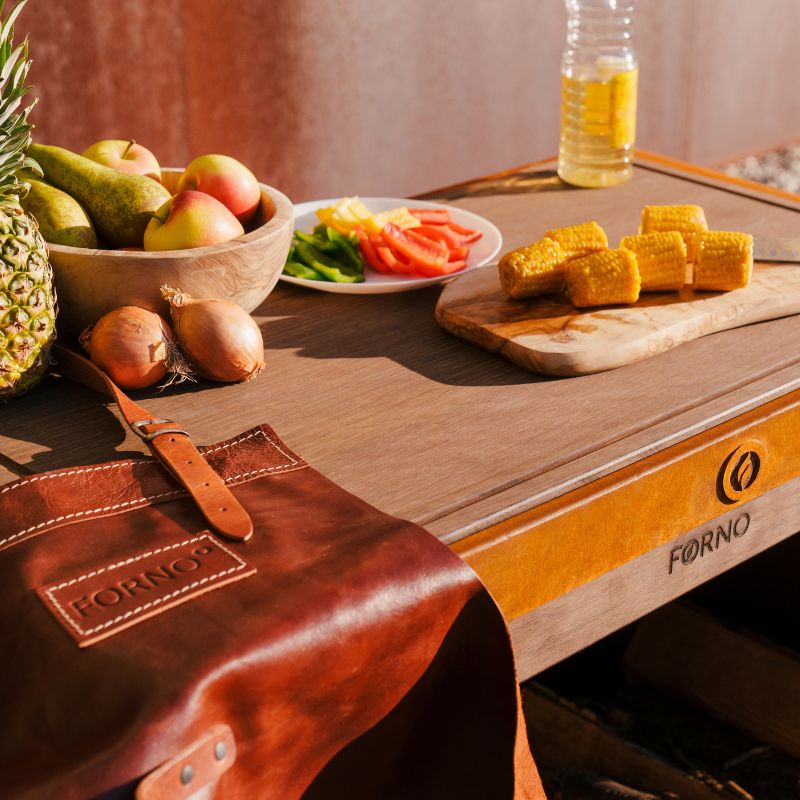 Adezz Forno Outdoor Kitchen Station Corten Steel