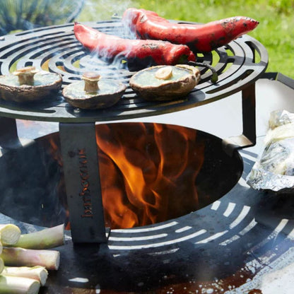 Barbecook Dynamic Centre Stand and Elevated Grill, close-up