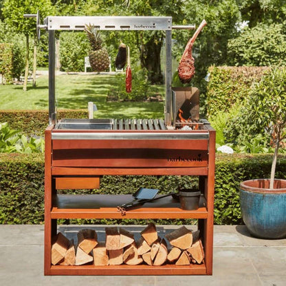 Barbecook Pedro Asado BBQ Corten steel, lifestyle shot 16