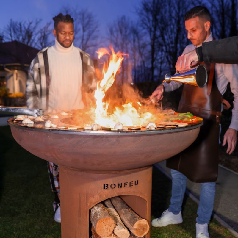 BonFeu BonBiza XL Open fire pit with friends, view 4