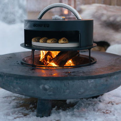 BonFeu Plancha paired with BonPizza oven attachment