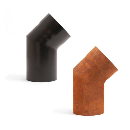 BonFeu 45 degree flue connector pair