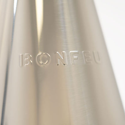 BonFeu Oil Can logo close-up