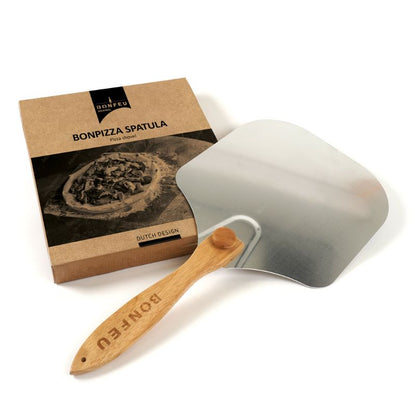 BonFeu BonPizza Spatula shown with packaging box