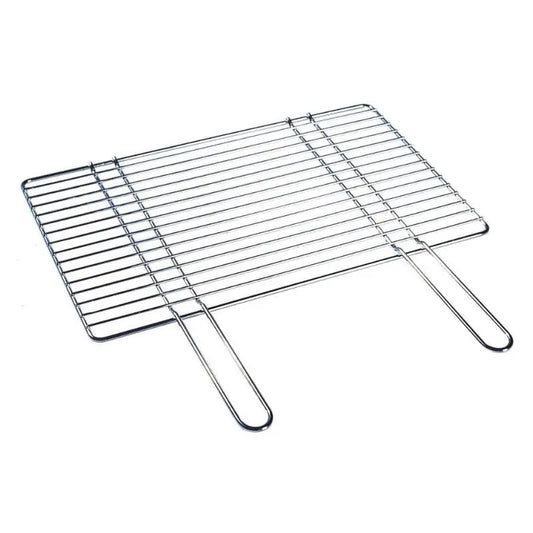 Buschbeck chrome cooking grill for masonry barbecues