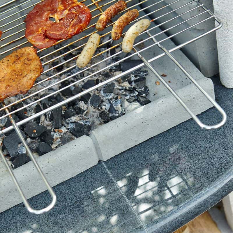 Buschbeck Chrome Cooking Grill, lifestyle shot 2
