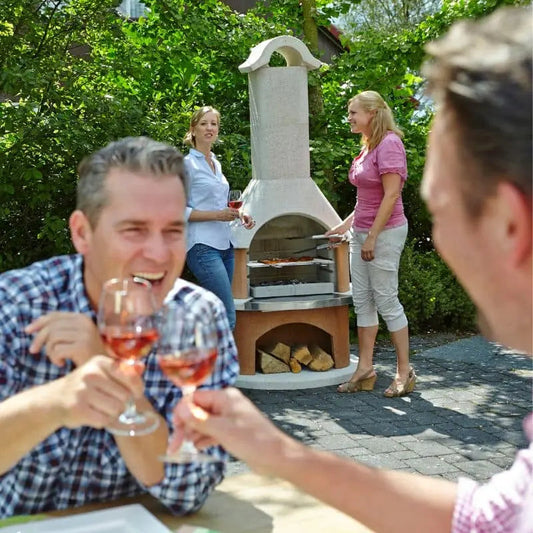 Buschbeck Davos Masonry Barbecue, lifestyle shot