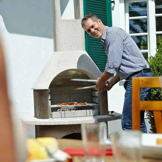 Buschbeck Milano Masonry Barbecue, lifestyle shot