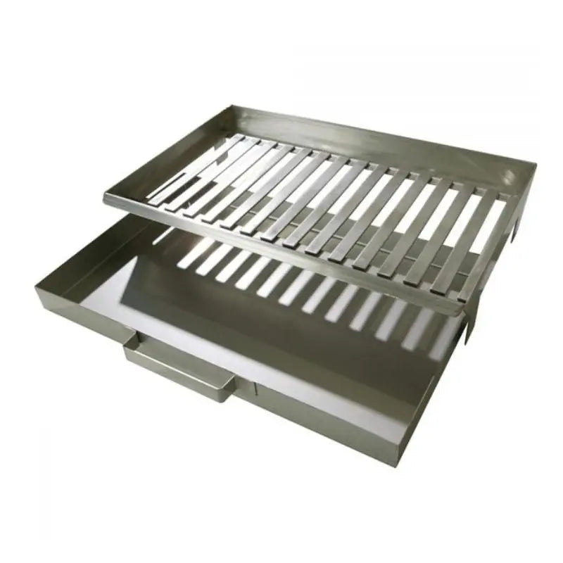 Buschbeck stainless steel fire grate and ash pan