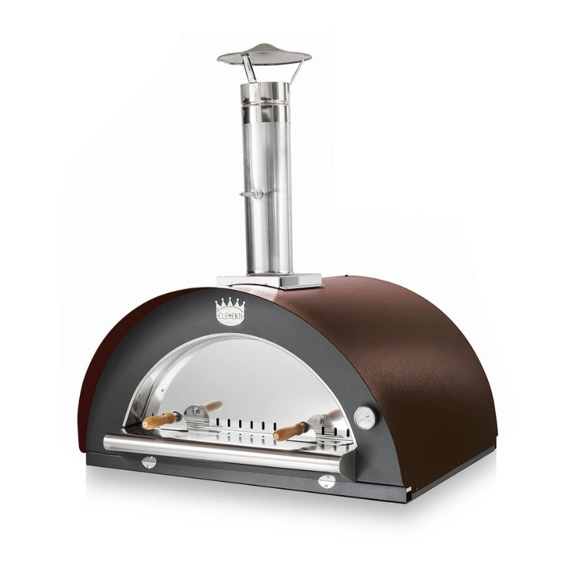 Clementi Family wood fired pizza oven 60x60 in copper