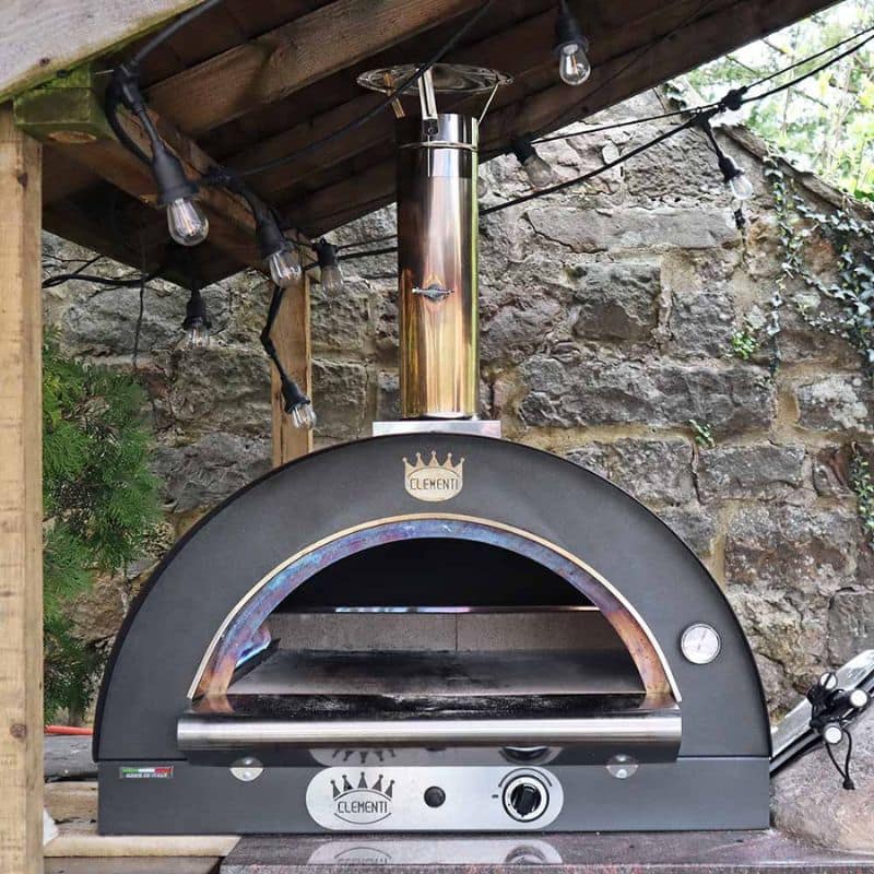 Clementi Original Dual Fuel Pizza Oven, lifestyle shot 2