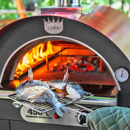 Clementi Original Dual Fuel Pizza Oven, lifestyle shot 3