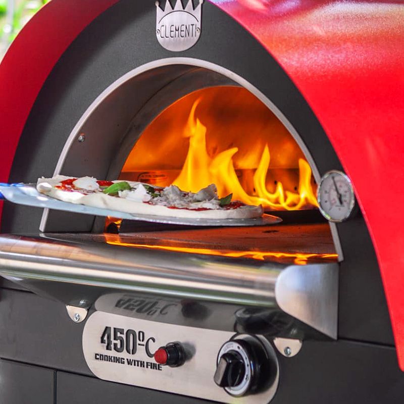 Clementi Original Dual Fuel Pizza Oven, lifestyle shot 4
