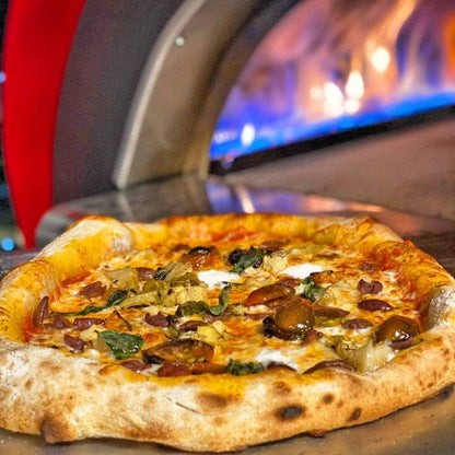 Clementi Original Dual Fuel Pizza Oven, lifestyle shot 6