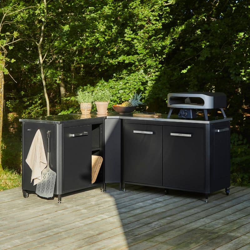 Cozze Corner Table for Outdoor Kitchen, lifestyle shot 7