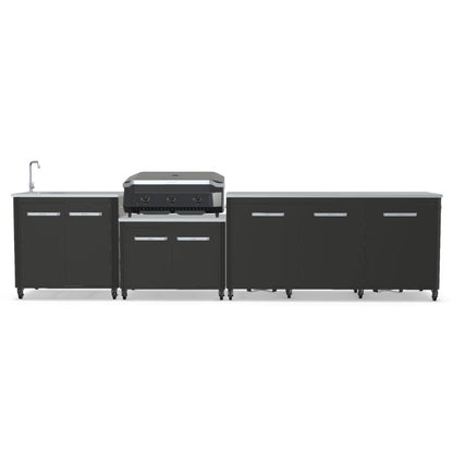 Cozze Modular Outdoor Kitchen - Gas Grill, Extra Storage & Sink G-800 Plancha