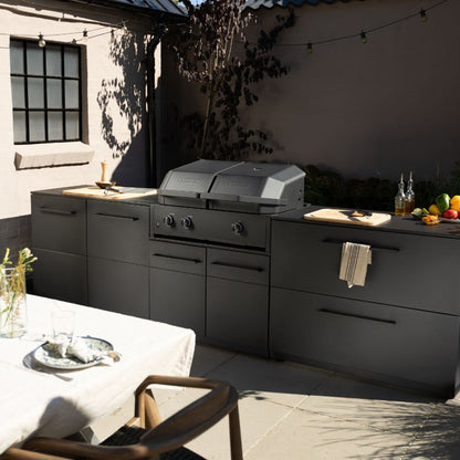 Cozze Elements 90 Low Grill Module, lifestyle shot 2