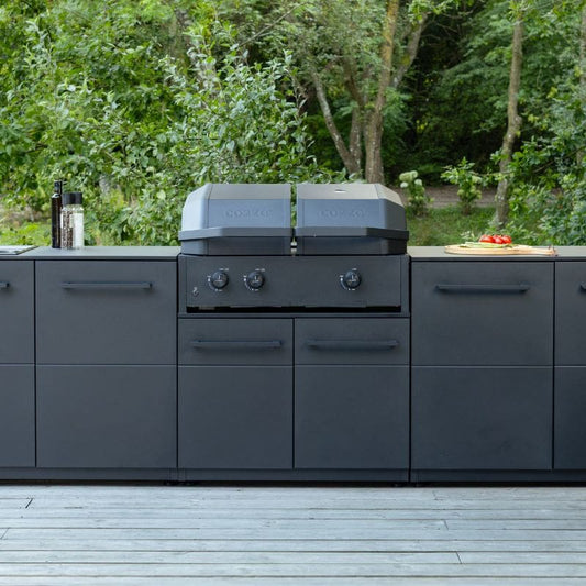 Cozze Elements 90 Low Grill Module, lifestyle shot 9