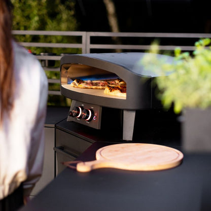 Cozze Gas Pizza Oven 24 inch Black Edition, lifestyle shot 4