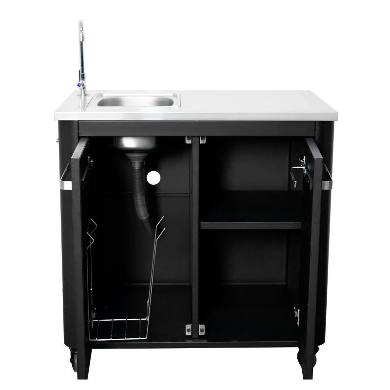 Cozze Outdoor Kitchen 90 with Sink, alternate view