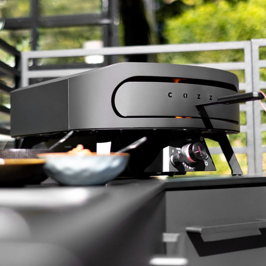 Cozze Rotate Gas Pizza Oven 17 inch Black Edition, lifestyle shot 7