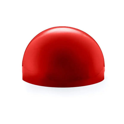 DeliVita Chilli Red wood fired pizza oven on white background, view 3