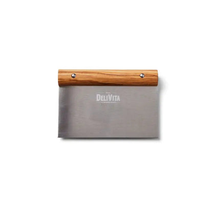 DeliVita dough scraper for pizza oven use