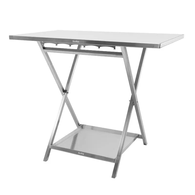DeliVita fold away oven stand on white background