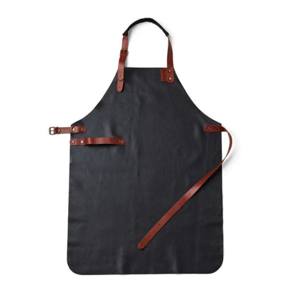 DeliVita leather cooking apron for pizza oven use