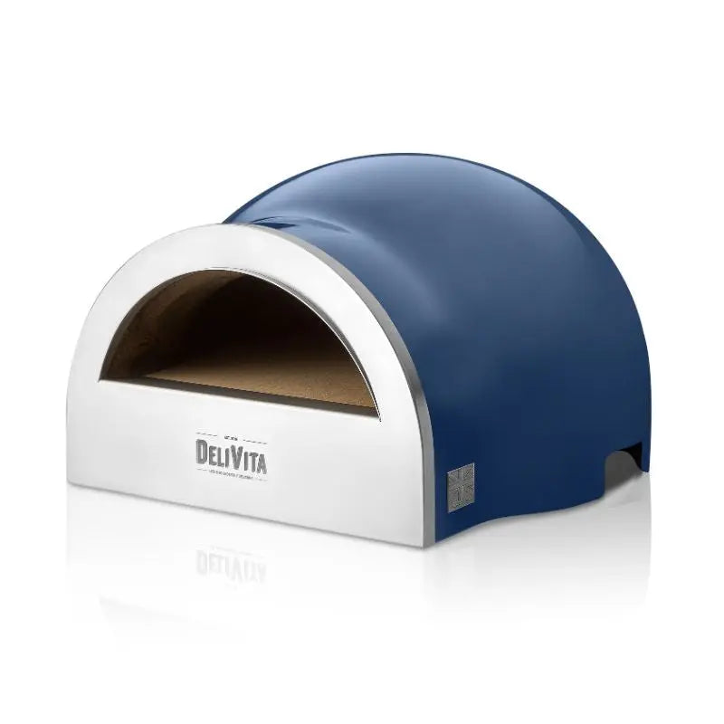 DeliVita Platinum Jubilee wood fired pizza oven, front side view