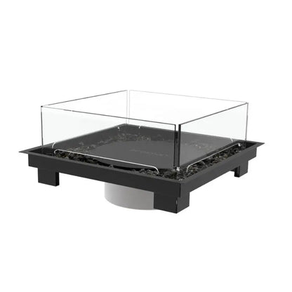 EcoSmart Fire AB8 Silicone Burner Cover with square fire screen