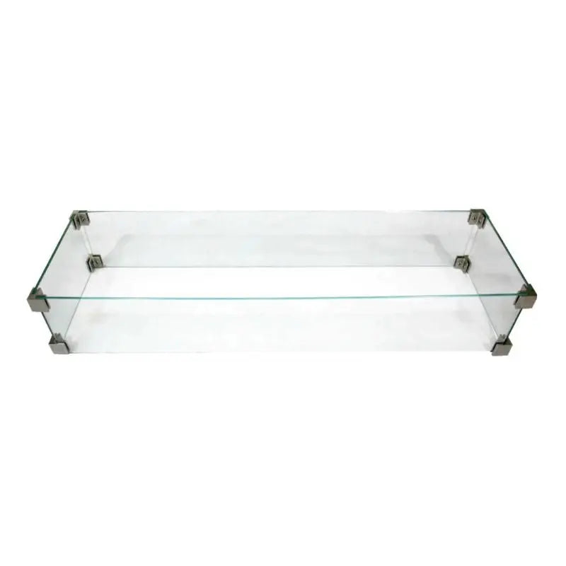 Elementi Fire rectangular wind screen for fire table