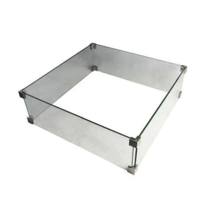 Elementi Fire wind screen, square, large size