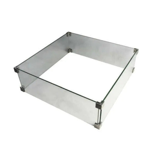 Elementi Fire wind screen, square, large size